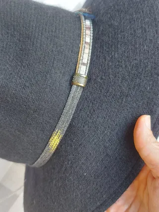 Sombrero negro elegante