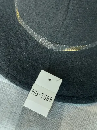 Sombrero negro elegante