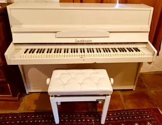 Piano Vertical Zimmermann Marfil