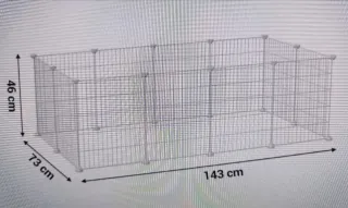 Recinto modulare smontabile per animali domestici