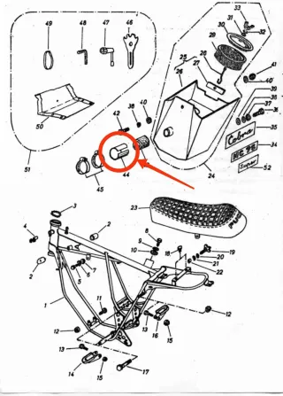 Abrazadera Carburador Puch Cobra