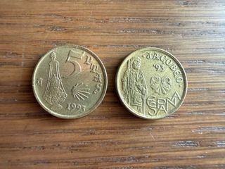 Moneda 5 Pesetas Jacobeo 1993