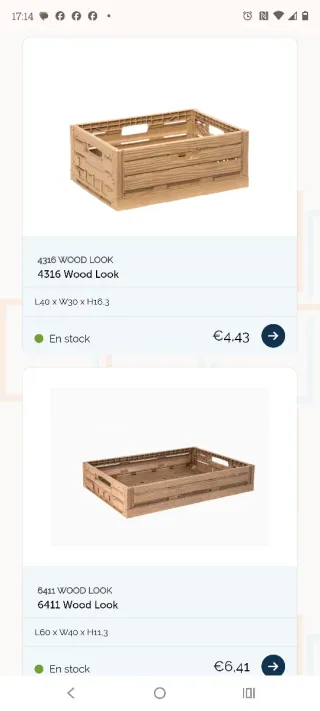 Expositor Fruta Plástico MADERA