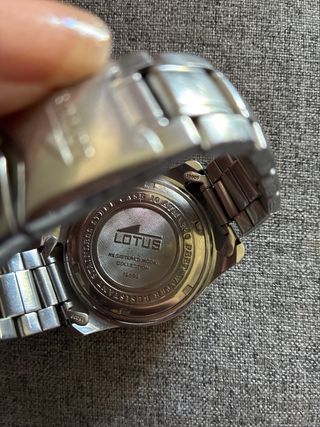 Reloj Lotus Hombre Oro y Plata