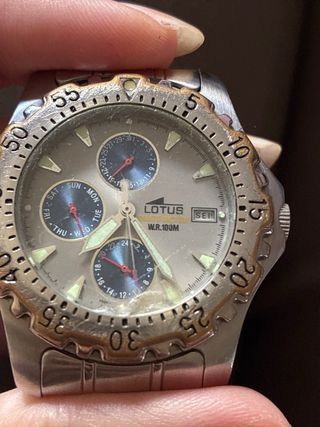 Reloj Lotus Hombre Oro y Plata