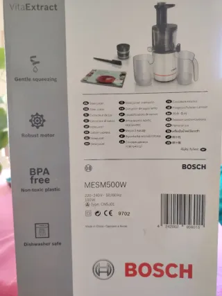 Licuadora Bosch Extractor Jugo