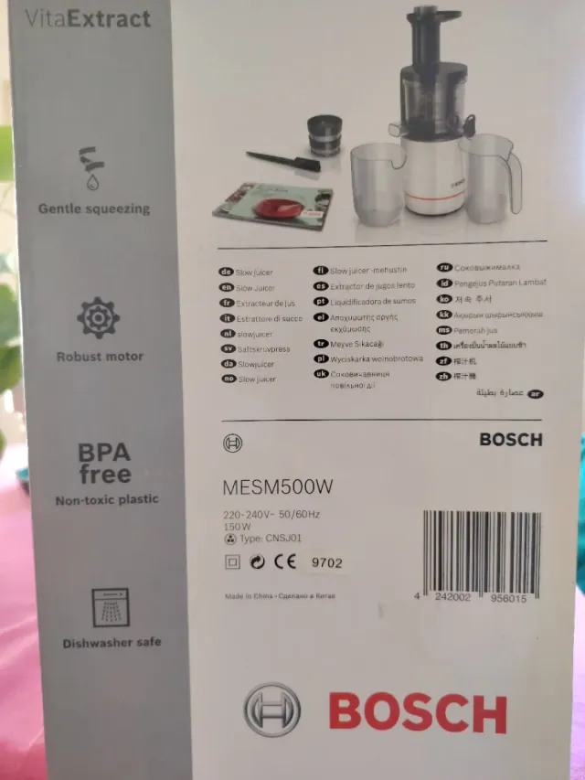 Licuadora Bosch Extractor Jugo