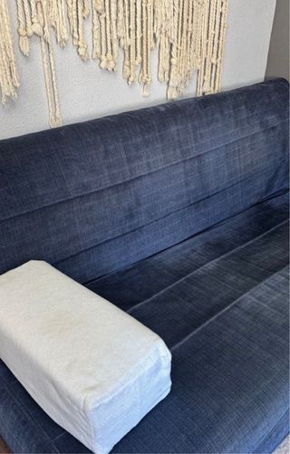 Sofá cama azul marino