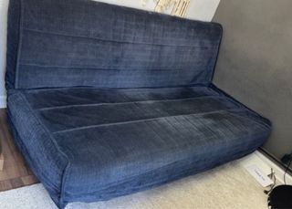 Sofá cama azul marino