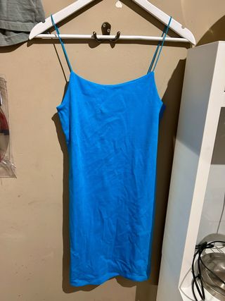 Vestido azul tirantes