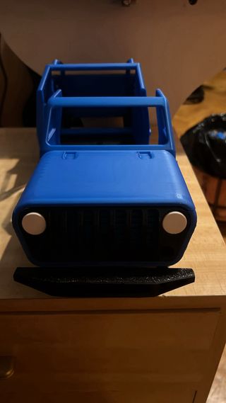 Maqueta Jeep Wrangler Impresión 3D 1:12