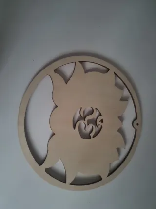 Decorazione murale mandala legno