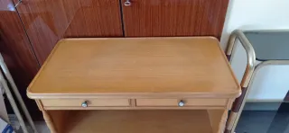 Mueble vintage madera TV/vinilos