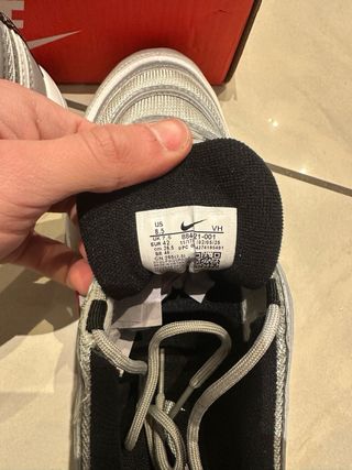 Nike Air Max 97 Argento Rosse Tg 42