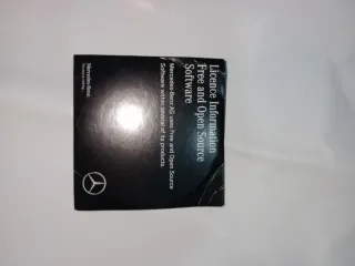 Informazioni sulla licenza del software Mercedes-Benz