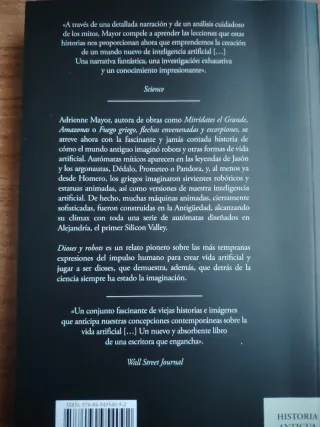 Dioses y robots mitos, maquinas y sueños tecnologi
