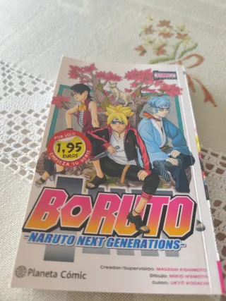 Manga Naruto y Boruto