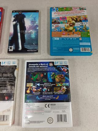 Lote 4 Scatole e Manuali di Wii, Wii U e PSP