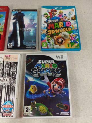 Lote 4 Scatole e Manuali di Wii, Wii U e PSP