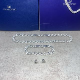 Set de joyería Swarovski de corazón