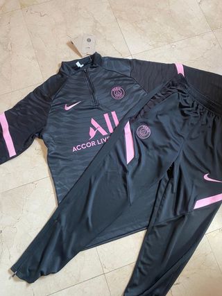 Abito sportivo PSG Nike Nero e Rosa