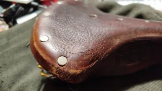 Brooks B66 Sillín Cuero Marrón