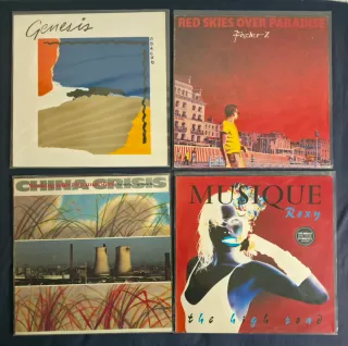 Lote de 4 vinilos Pop Rock