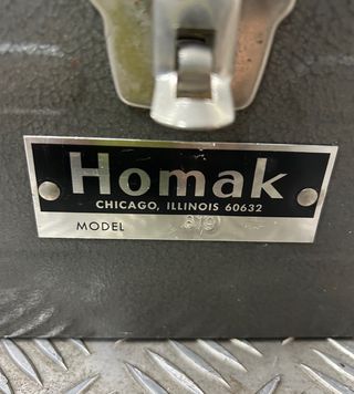 Caja de herramientas metálica Vintage Homak 819
