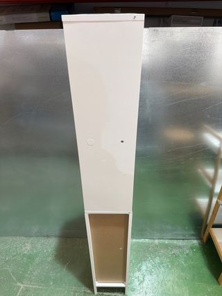 Mueble estrecho 2 estantes 2 puertas