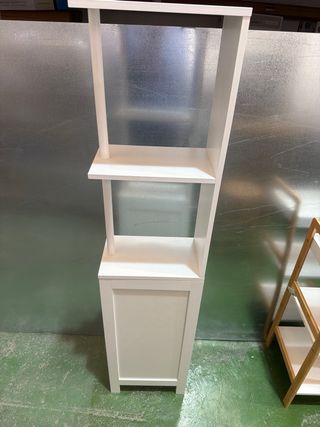 Mueble estrecho 2 estantes 2 puertas