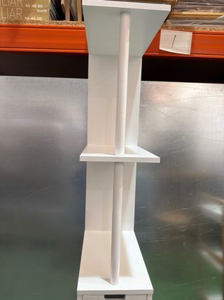 Mueble estrecho 2 estantes 2 puertas