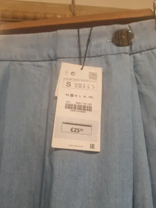 Falda pantalón azul