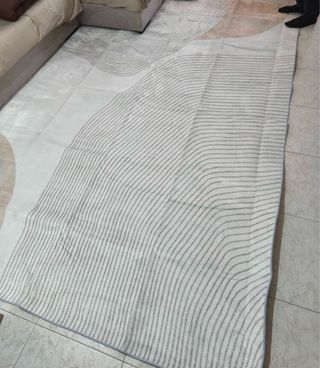 Alfombra beige 160x200 cm