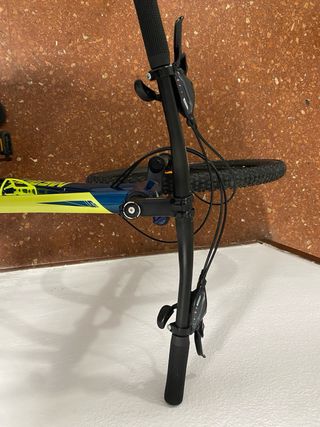 Bicicleta Merida Azul y Amarilla