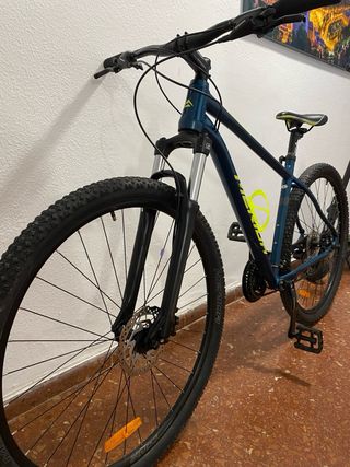 Bicicleta Merida Azul y Amarilla