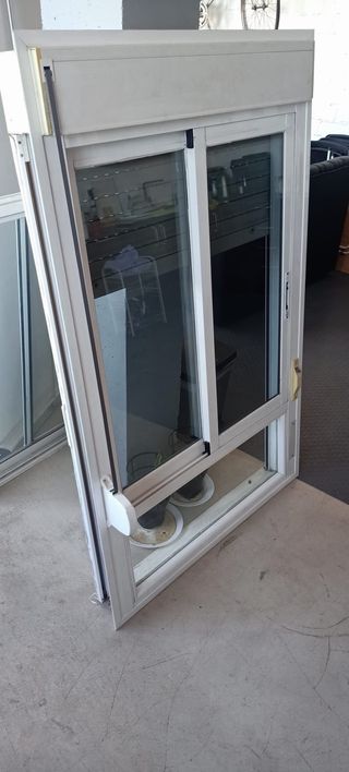 Ventana corredera aluminio con fijo