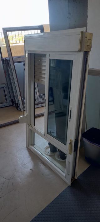 Ventana corredera aluminio con fijo