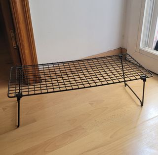 Zapatero Metálico Negro