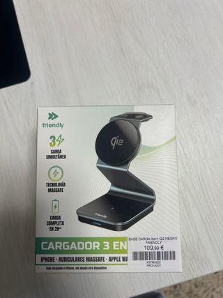 Cargador 3 en 1 Qi2 | MagSafe iPhone + Watch