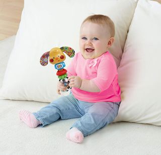 VTech-Baby Toby Perrito Sonajero Electrónico con L