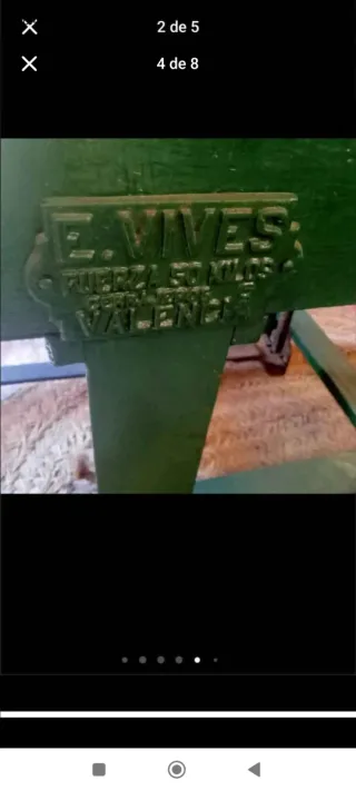 Balanza antigua de madera