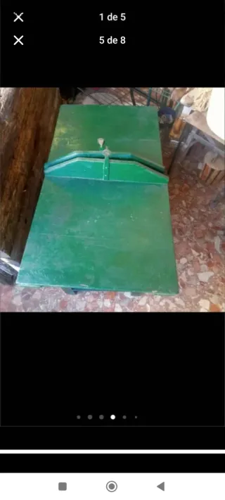 Balanza antigua de madera