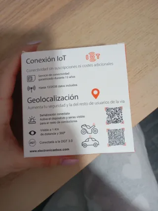 Baliza V16 EBOX Geolocalizada