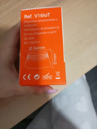 Baliza V16 EBOX Geolocalizada