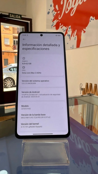 Xiaomi Redmi Note 12 Pro 5G 256GB Negro
