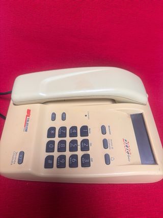 Telefono fisso Telecom Italia giallo