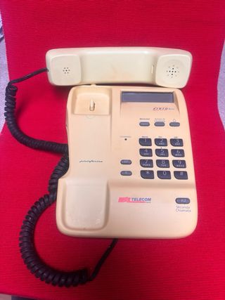 Telefono fisso Telecom Italia giallo