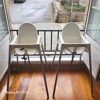 2 tronas IKEA Antilop para gemelos