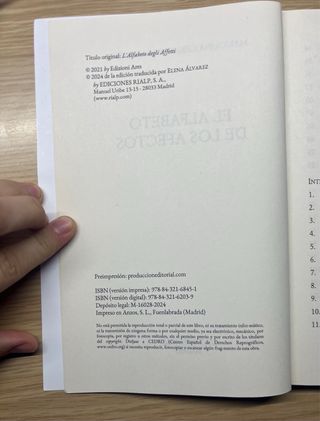 El Alfabeto de los Afectos - 2ª Edición