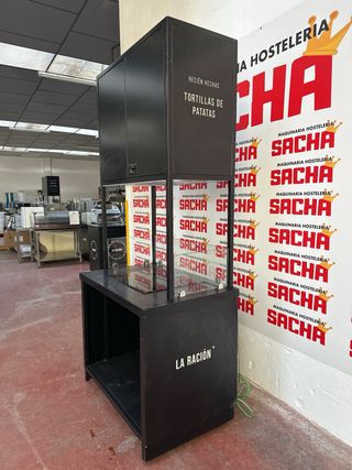 MUEBLE STAND EVENTOS CON PLACA INDUCCIÓN